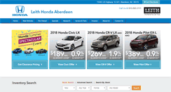 Desktop Screenshot of leithhondaaberdeen.com
