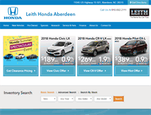 Tablet Screenshot of leithhondaaberdeen.com